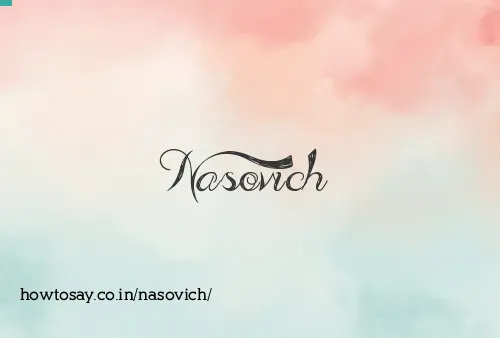Nasovich
