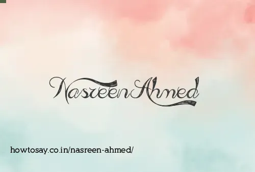 Nasreen Ahmed