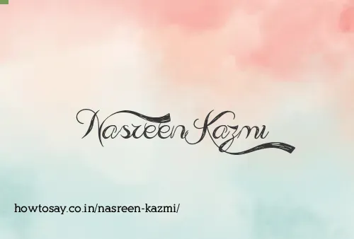 Nasreen Kazmi