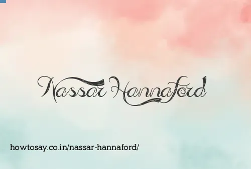 Nassar Hannaford