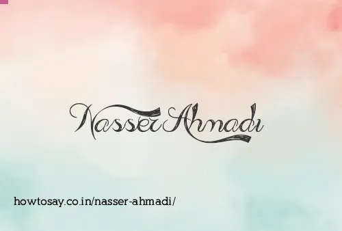 Nasser Ahmadi