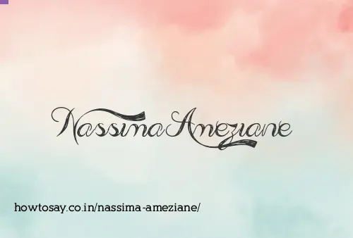Nassima Ameziane