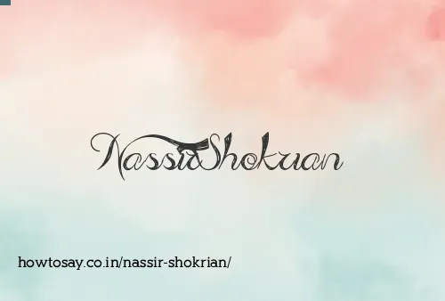 Nassir Shokrian
