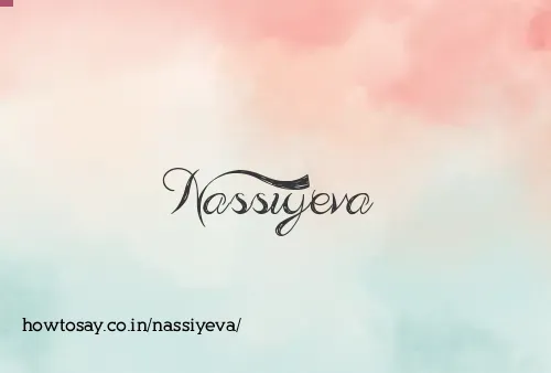Nassiyeva