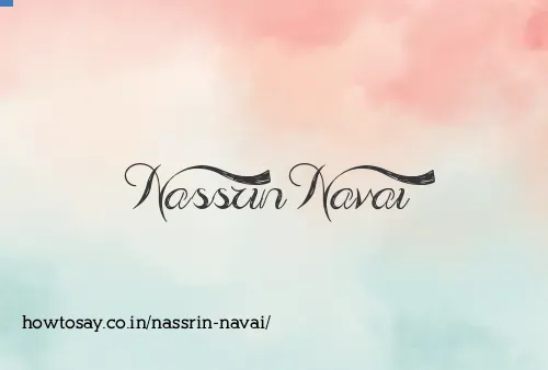 Nassrin Navai