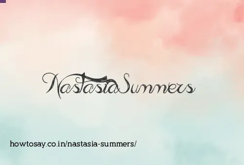 Nastasia Summers