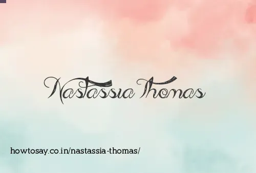Nastassia Thomas