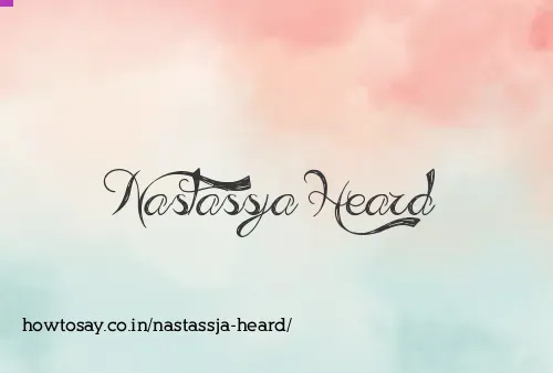 Nastassja Heard