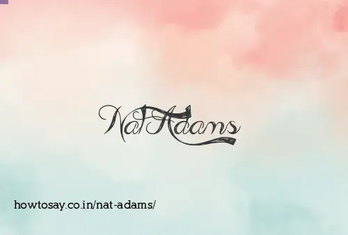 Nat Adams