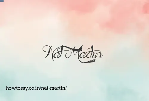Nat Martin