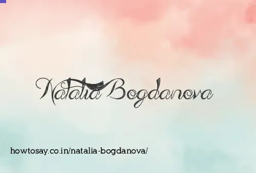 Natalia Bogdanova