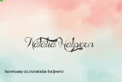 Natalia Halpern