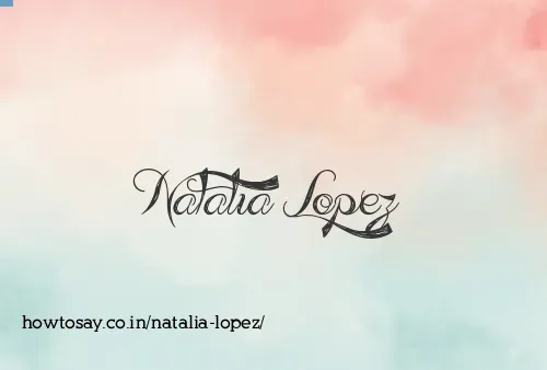 Natalia Lopez