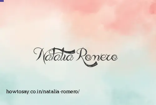 Natalia Romero
