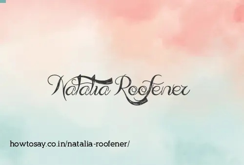 Natalia Roofener