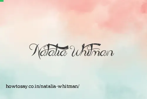Natalia Whitman