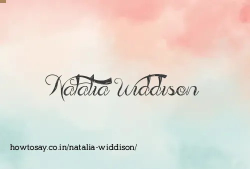 Natalia Widdison