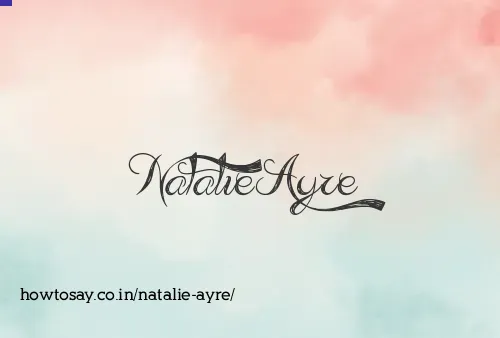 Natalie Ayre