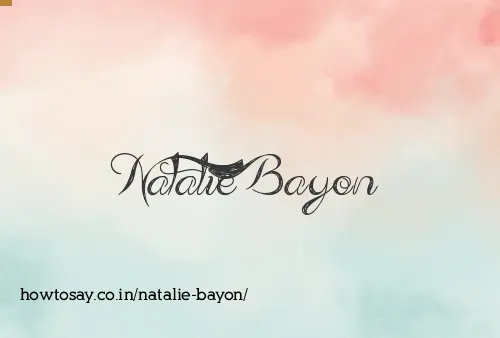Natalie Bayon