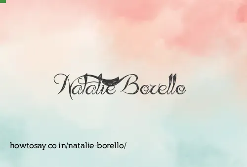 Natalie Borello
