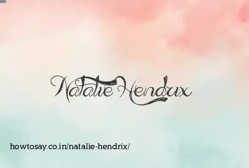 Natalie Hendrix