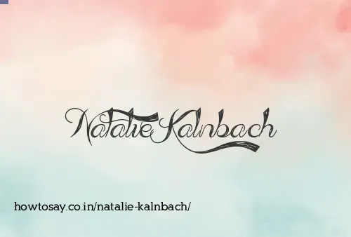 Natalie Kalnbach