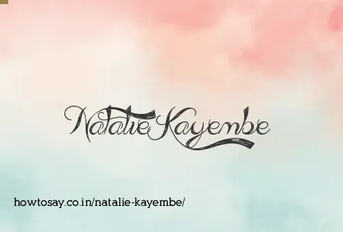 Natalie Kayembe