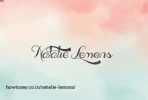 Natalie Lemons