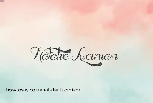 Natalie Lucinian