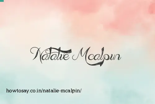 Natalie Mcalpin