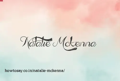 Natalie Mckenna