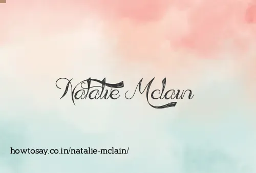 Natalie Mclain