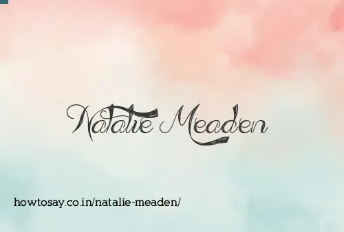 Natalie Meaden