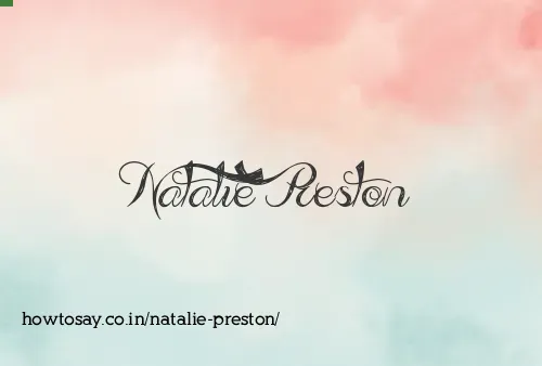 Natalie Preston