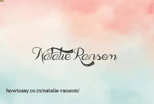 Natalie Ransom