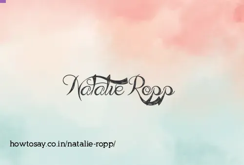 Natalie Ropp