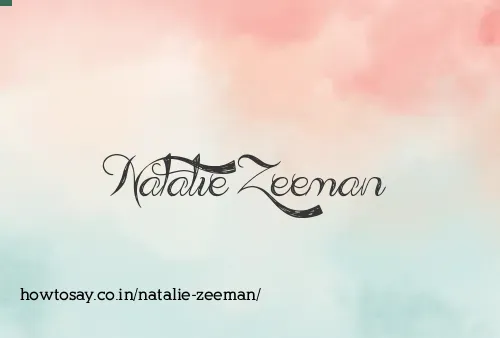 Natalie Zeeman