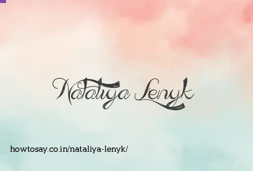 Nataliya Lenyk