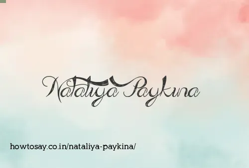 Nataliya Paykina