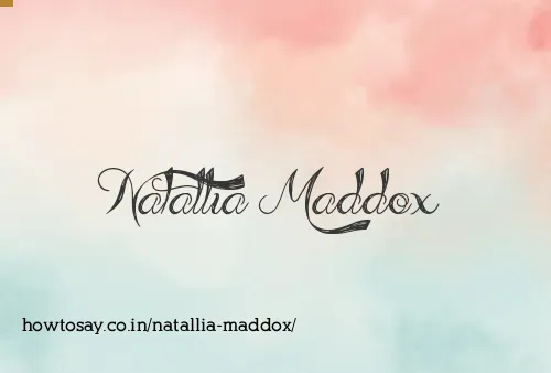 Natallia Maddox
