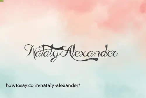 Nataly Alexander