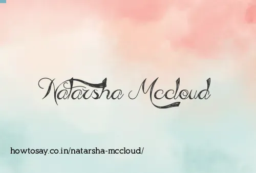 Natarsha Mccloud