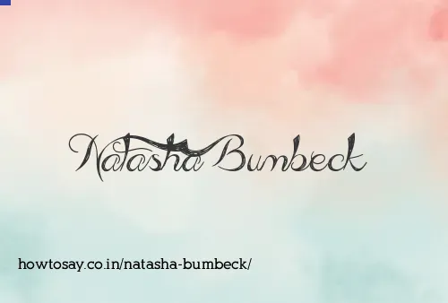 Natasha Bumbeck