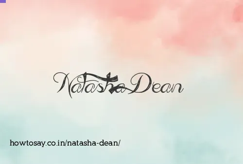 Natasha Dean