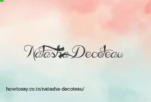 Natasha Decoteau