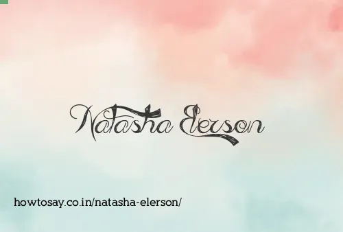 Natasha Elerson
