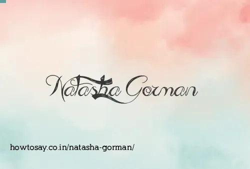 Natasha Gorman