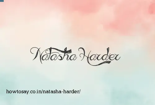 Natasha Harder