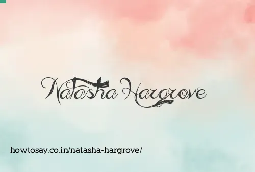 Natasha Hargrove