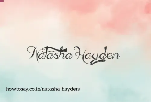 Natasha Hayden